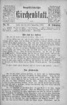 Evangelisch-Lutherisches Kirchenblatt 18 listopad 1893 nr 22