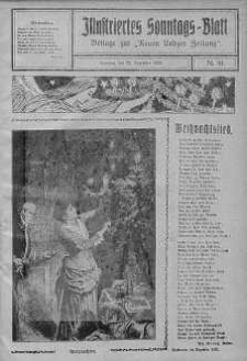 Illustriertes Sonntagsblatt: Beliage zur ,,Neuen Lodzer Zeitung" 23 grudzień 1923 nr 51
