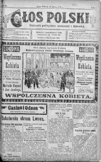 Głos Polski : dziennik polityczny, społeczny i literacki 11 marzec 1919 nr 69
