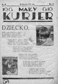 Mały Kurier: dodatek do ,,Kuriera Łódzkiego" 23 listopad 1935 nr 47