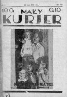 Mały Kurier: dodatek do ,,Kuriera Łódzkiego" 23 maj 1936 nr 21