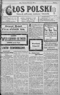 Głos Polski : dziennik polityczny, społeczny i literacki 20 marzec 1919 nr 78