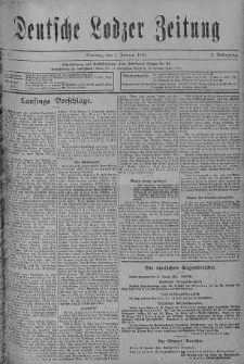 Deutsche Lodzer Zeitung 1 luty 1916 nr 31