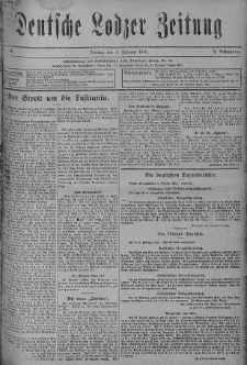 Deutsche Lodzer Zeitung 4 luty 1916 nr 34