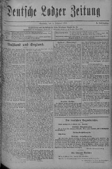 Deutsche Lodzer Zeitung 6 luty 1916 nr 36