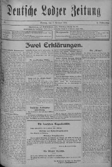 Deutsche Lodzer Zeitung 7 luty 1916 nr 37