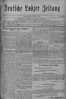Deutsche Lodzer Zeitung 9 luty 1916 nr 39