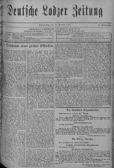 Deutsche Lodzer Zeitung 10 luty 1916 nr 40