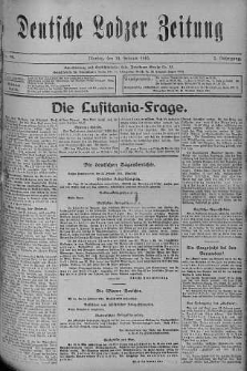 Deutsche Lodzer Zeitung 14 luty 1916 nr 44