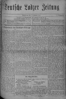 Deutsche Lodzer Zeitung 17 luty 1916 nr 47