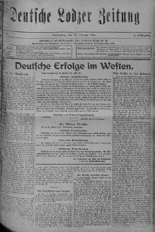Deutsche Lodzer Zeitung 24 luty 1916 nr 54
