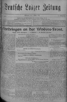 Deutsche Lodzer Zeitung 1 marzec 1916 nr 60