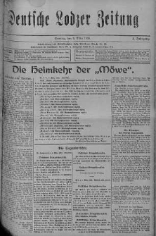 Deutsche Lodzer Zeitung 5 marzec 1916 nr 64