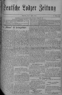Deutsche Lodzer Zeitung 7 marzec 1916 nr 66
