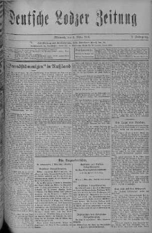 Deutsche Lodzer Zeitung 8 marzec 1916 nr 67