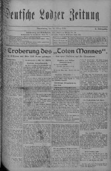 Deutsche Lodzer Zeitung 16 marzec 1916 nr 75
