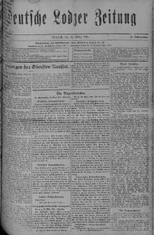 Deutsche Lodzer Zeitung 21 marzec 1916 nr 80