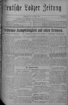 Deutsche Lodzer Zeitung 22 marzec 1916 nr 81