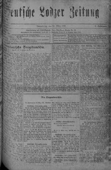 Deutsche Lodzer Zeitung 23 marzec 1916 nr 82