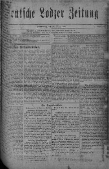 Deutsche Lodzer Zeitung 30 marzec 1916 nr 89