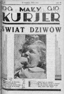 Mały Kurier: dodatek do ,,Kuriera Łódzkiego" 10 wrzesień 1938 nr 37