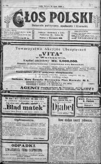 Głos Polski : dziennik polityczny, społeczny i literacki 12 lipiec 1919 nr 189