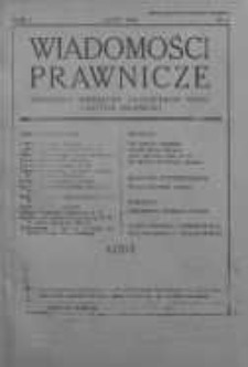 Wiadomości Prawnicze. Czasopismo poświęcone zagadnieniom prawa i krytyce prawniczej 1934 nr 2