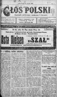 Głos Polski : dziennik polityczny, społeczny i literacki 20 sierpień 1919 nr 228