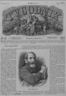 Tygodnik Illustrowany 1870, Nr 131-157. Tom VI. Seria 2