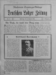 Illustrierte Sonntagsbeilage zur Deutschen Lodzer Zeitung 9 styczeń 1916 nr 2