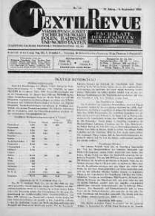 Textil Revue 8 wrzesień 1930 nr 18