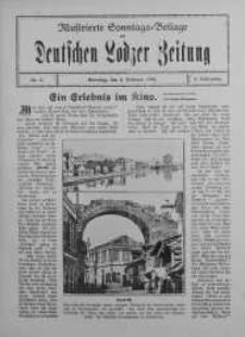 Illustrierte Sonntagsbeilage zur Deutschen Lodzer Zeitung 6 luty 1916 nr 6