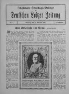 Illustrierte Sonntagsbeilage zur Deutschen Lodzer Zeitung 13 luty 1916 nr 7