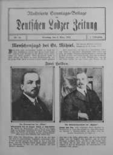 Illustrierte Sonntagsbeilage zur Deutschen Lodzer Zeitung 5 marzec 1916 nr 10