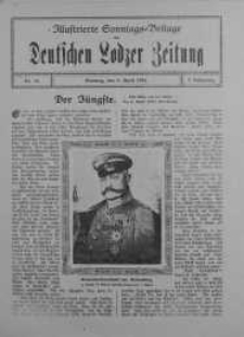 Illustrierte Sonntagsbeilage zur Deutschen Lodzer Zeitung 9 kwiecień 1916 nr 15