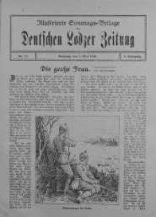 Illustrierte Sonntagsbeilage zur Deutschen Lodzer Zeitung 7 maj 1916 nr 19