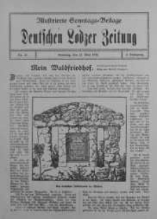 Illustrierte Sonntagsbeilage zur Deutschen Lodzer Zeitung 21 maj 1916 nr 21