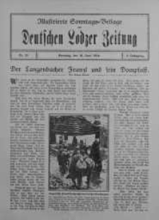 Illustrierte Sonntagsbeilage zur Deutschen Lodzer Zeitung 18 czerwiec 1916 nr 24