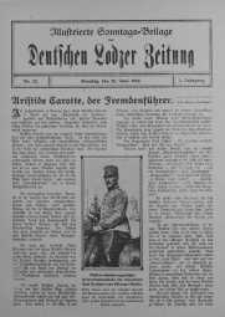 Illustrierte Sonntagsbeilage zur Deutschen Lodzer Zeitung 25 czerwiec 1916 nr 25