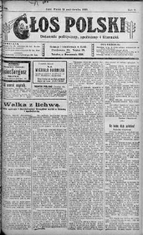 Głos Polski : dziennik polityczny, społeczny i literacki 31 październik 1919 nr 299