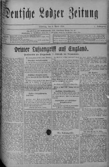 Deutsche Lodzer Zeitung 4 kwiecień 1916 nr 94