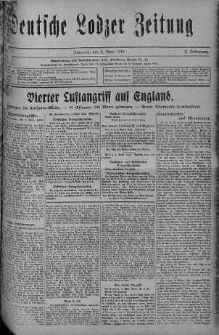Deutsche Lodzer Zeitung 5 kwiecień 1916 nr 95