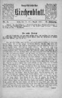 Evangelisch-Lutherisches Kirchenblatt 19 sierpień 1895 nr 16