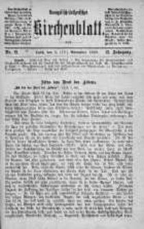 Evangelisch-Lutherisches Kirchenblatt 3 listopad 1895 nr 21