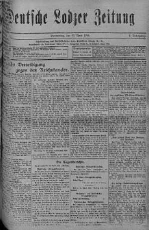 Deutsche Lodzer Zeitung 13 kwiecień 1916 nr 103