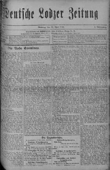 Deutsche Lodzer Zeitung 18 kwiecień 1916 nr 108