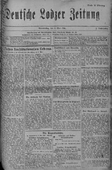 Deutsche Lodzer Zeitung 4 maj 1916 nr 123