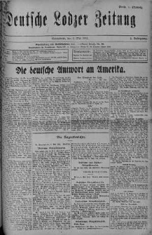 Deutsche Lodzer Zeitung 6 maj 1916 nr 125