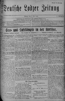 Deutsche Lodzer Zeitung 8 maj 1916 nr 127