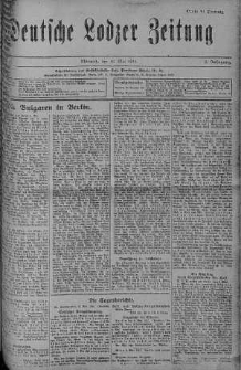 Deutsche Lodzer Zeitung 10 maj 1916 nr 129